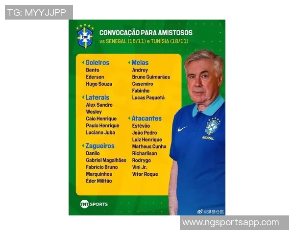 安切洛蒂今日将公布巴西队新一期名单引发球迷期待